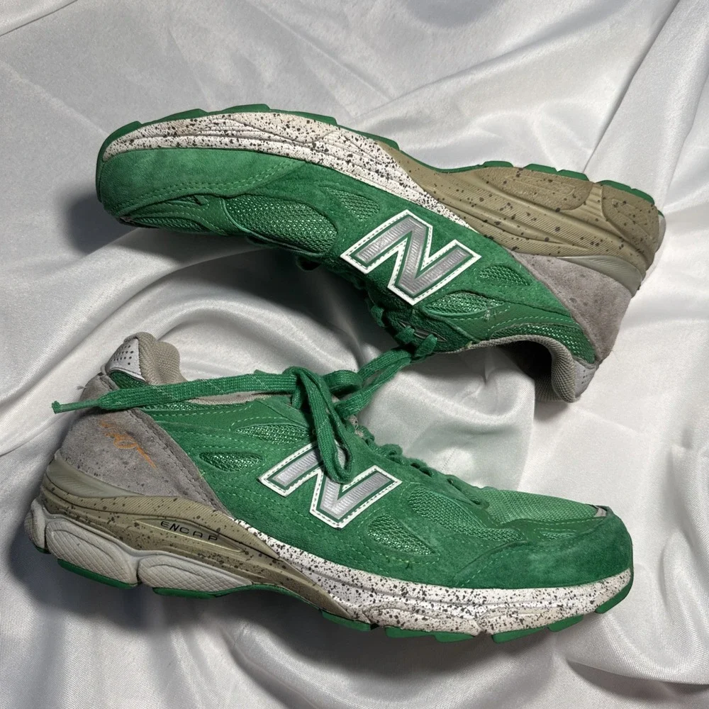 New Balance 990v3 W990BA3 Boston Marathon Green Made in USA Women's US 10 B